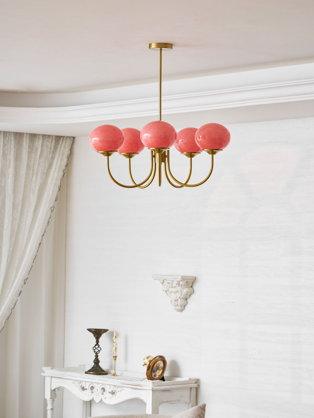Modern Glass Globe Chandelier