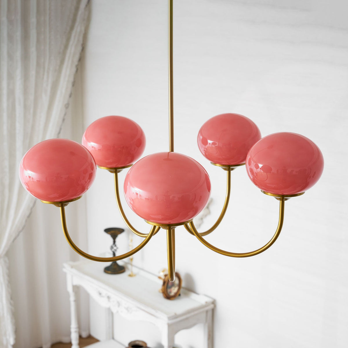 Modern Glass Globe Chandelier