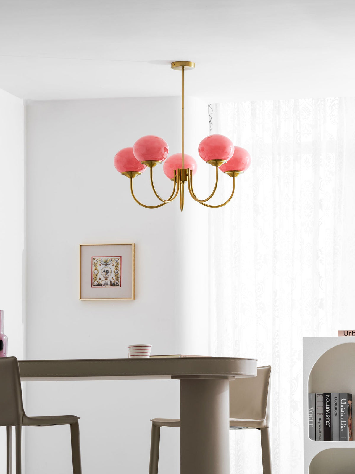 Modern Glass Globe Chandelier