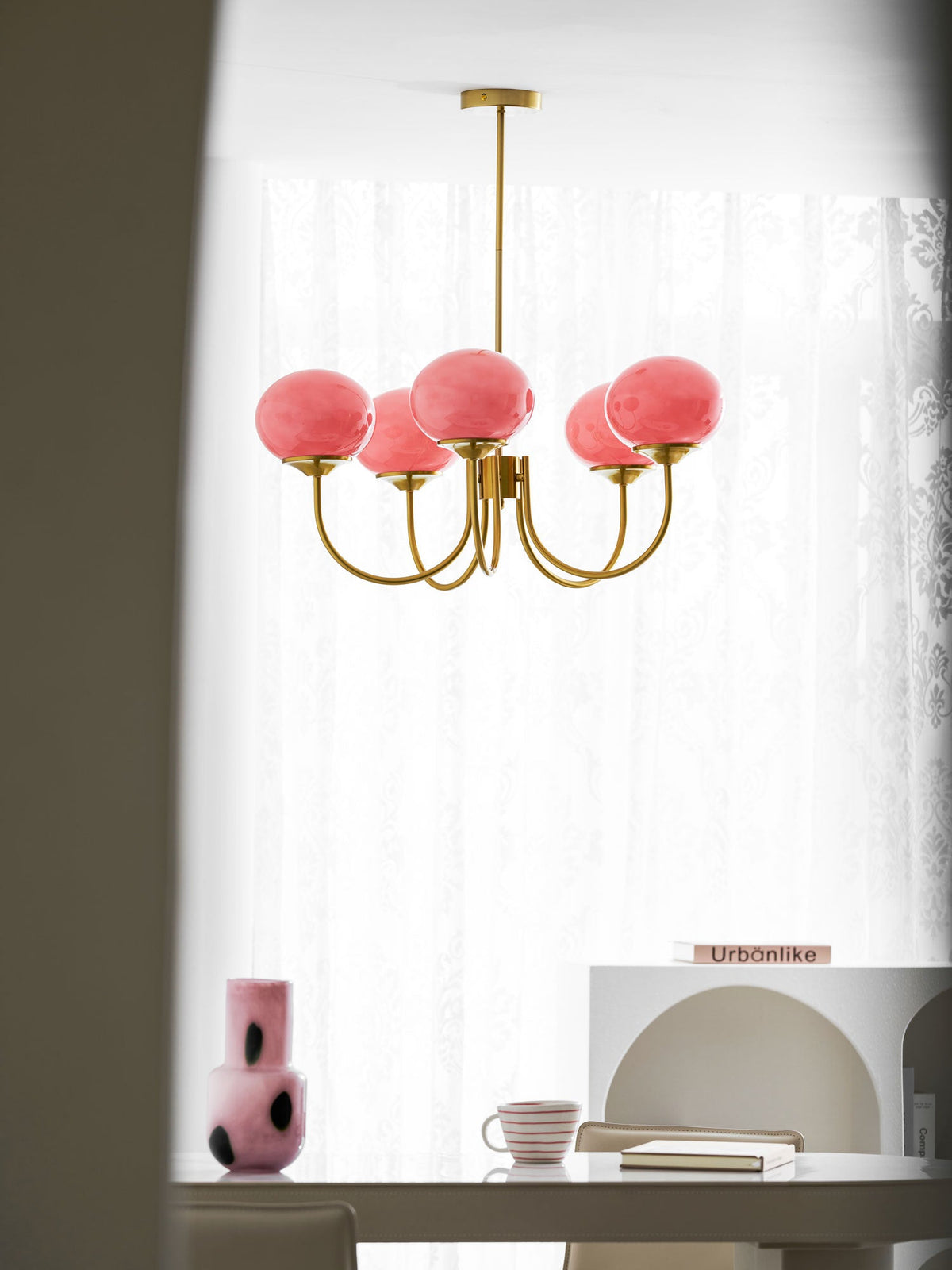 Modern Glass Globe Chandelier