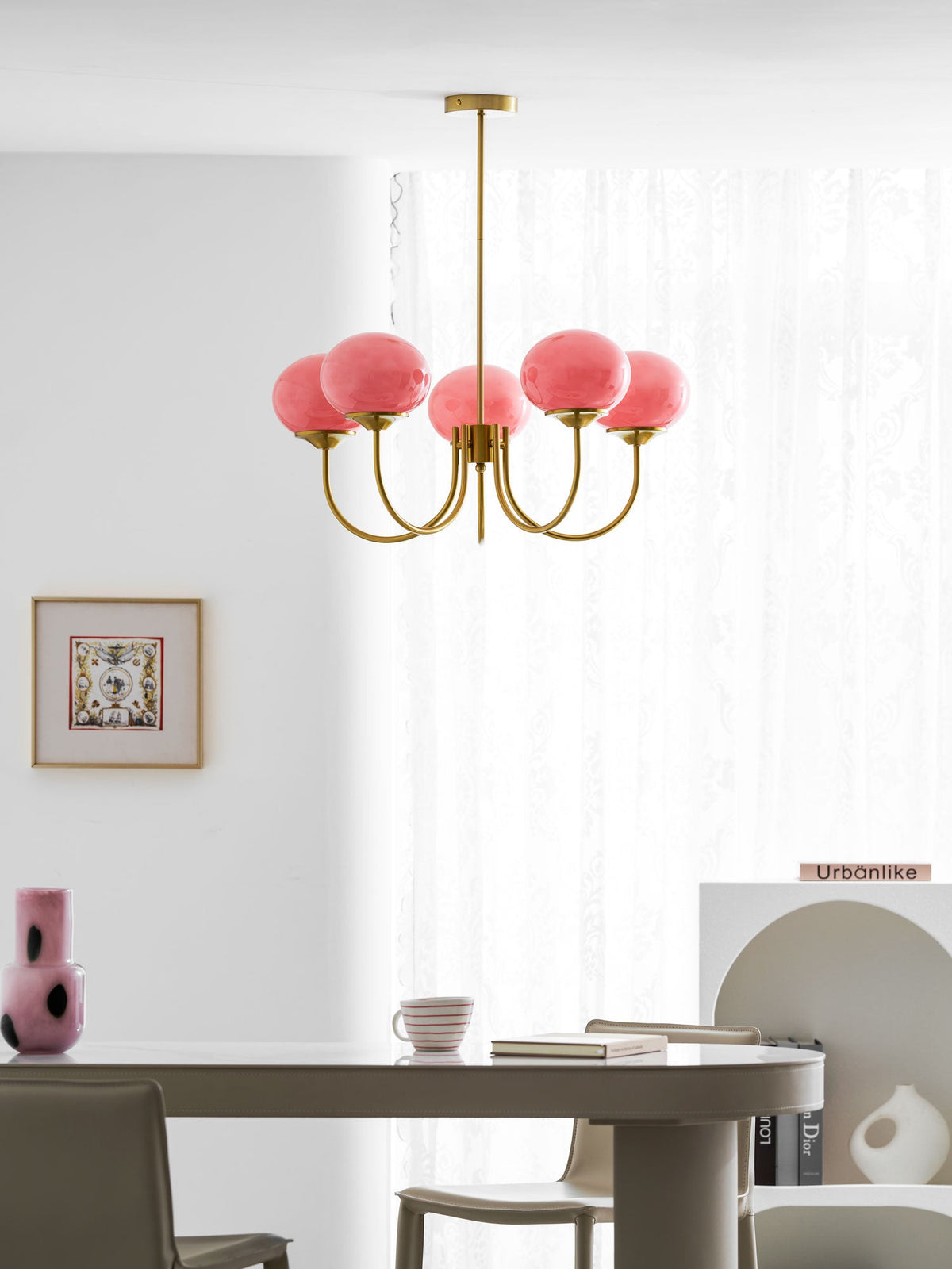 Modern Glass Globe Chandelier