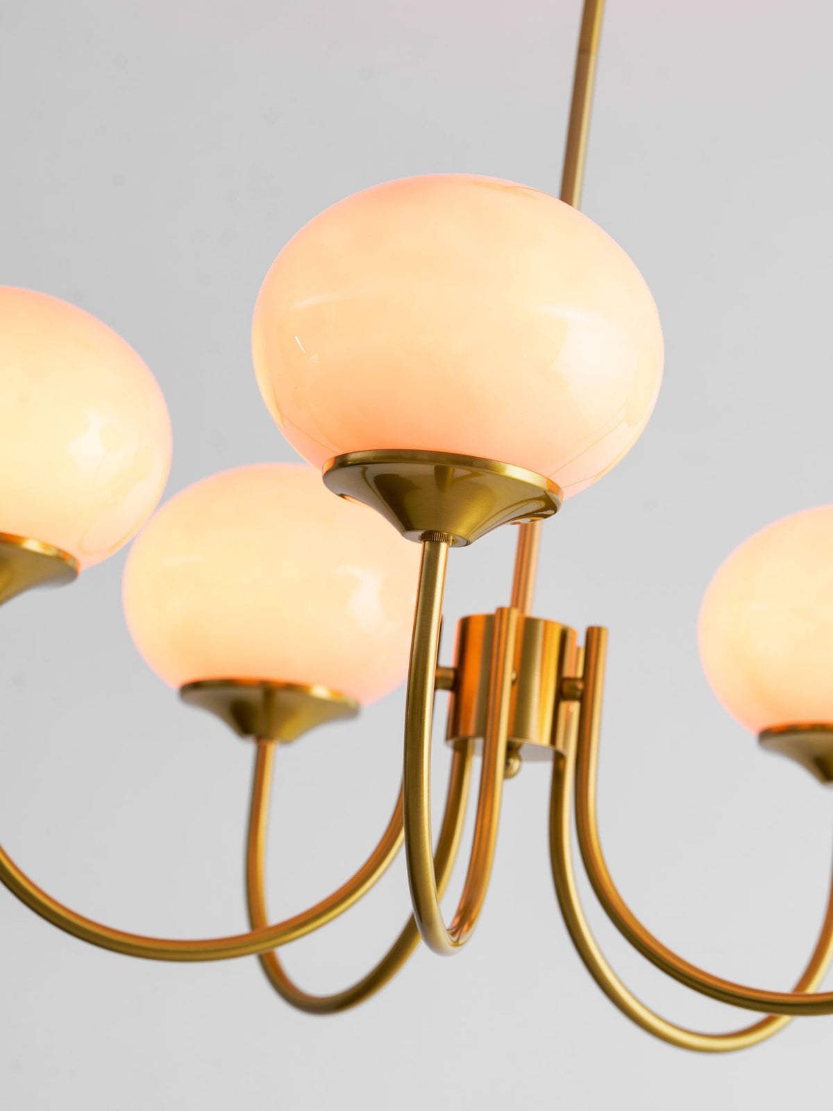 Modern Glass Globe Chandelier