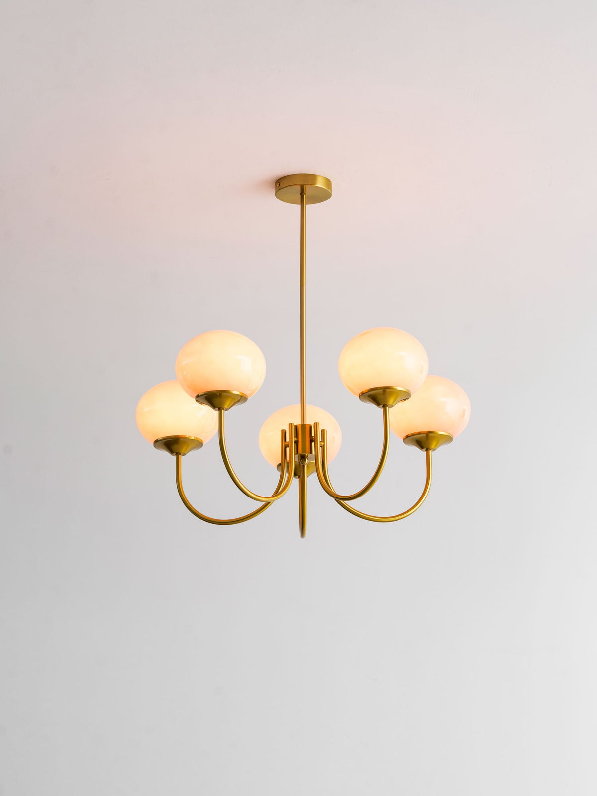 Modern Glass Globe Chandelier