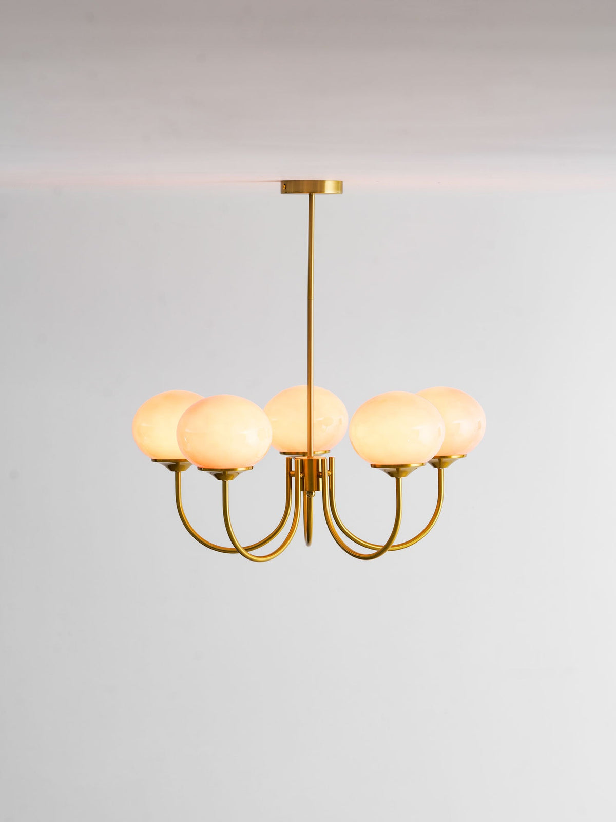 Modern Glass Globe Chandelier