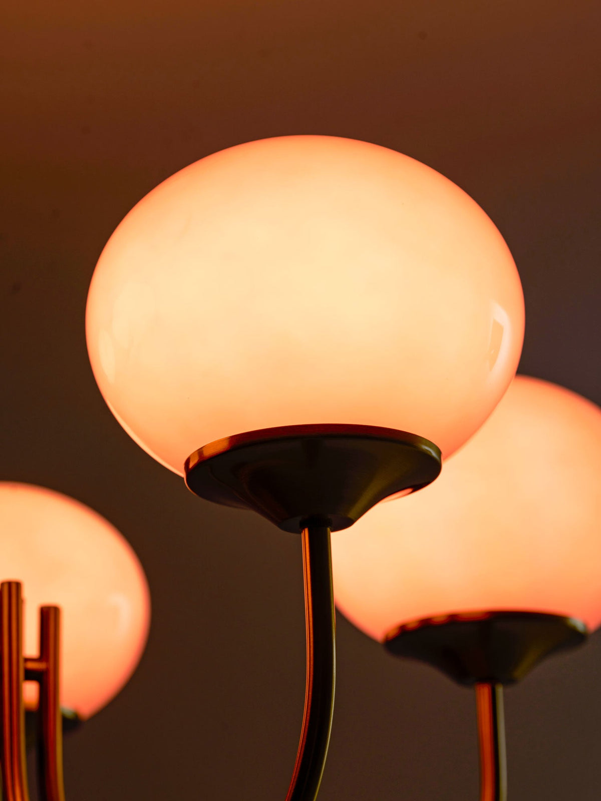 Modern Glass Globe Chandelier