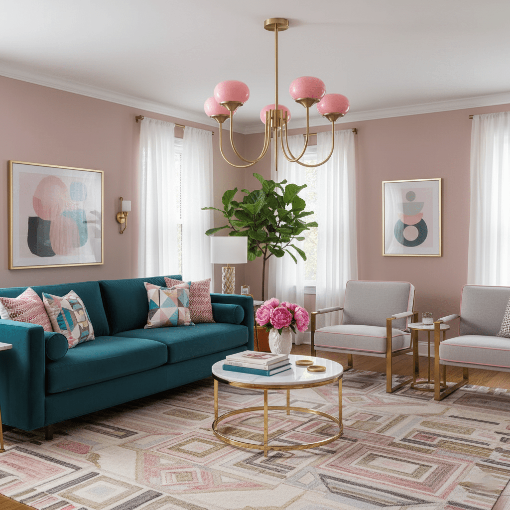 Modern Glass Globe Chandelier