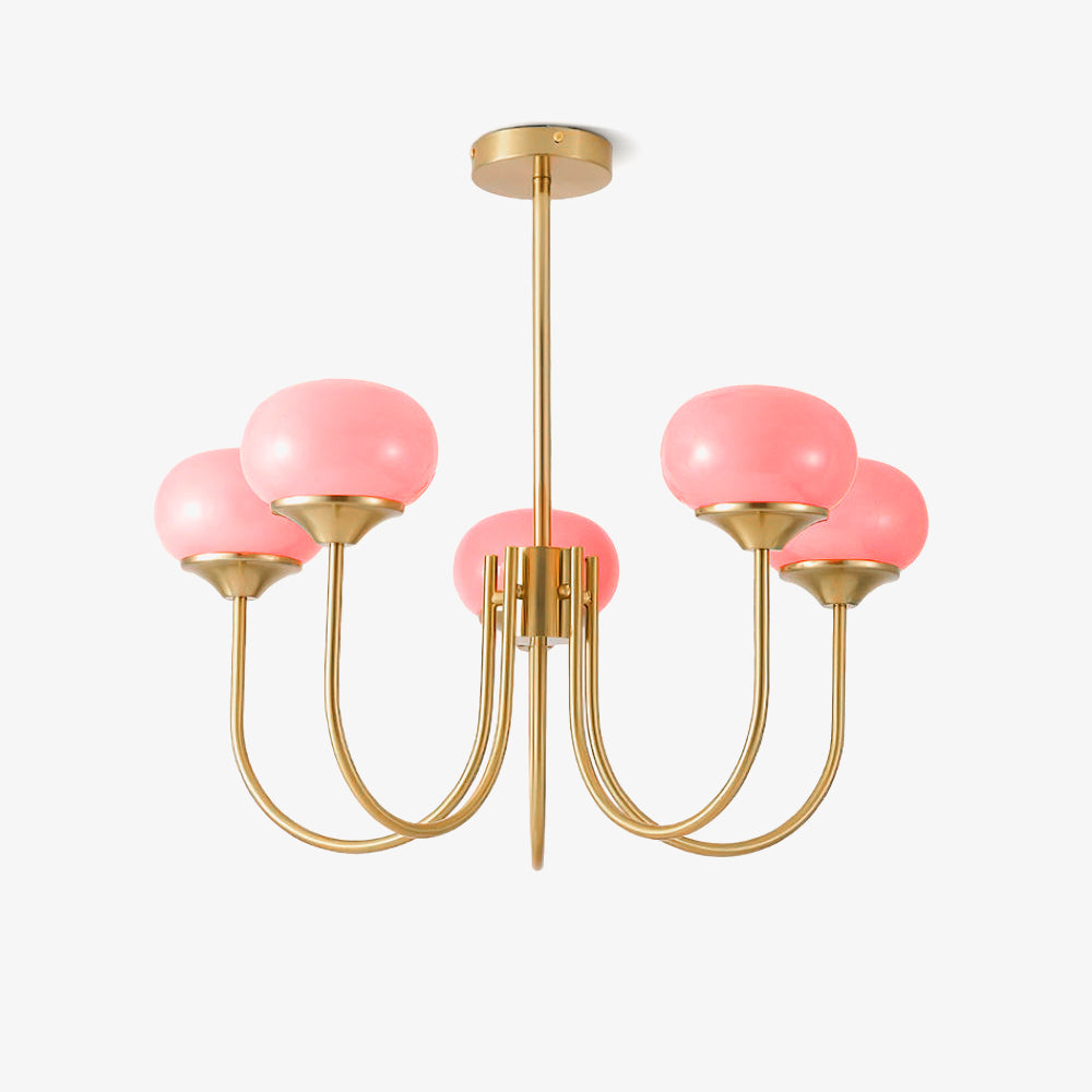 Modern Glass Globe Chandelier