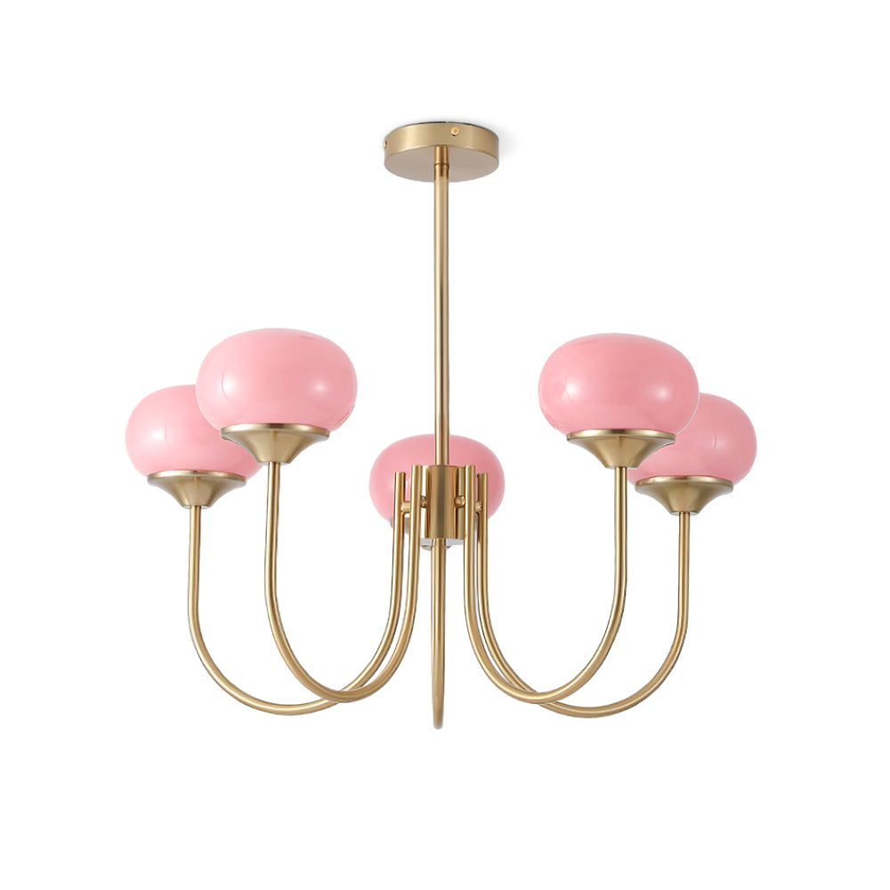 Modern Glass Globe Chandelier