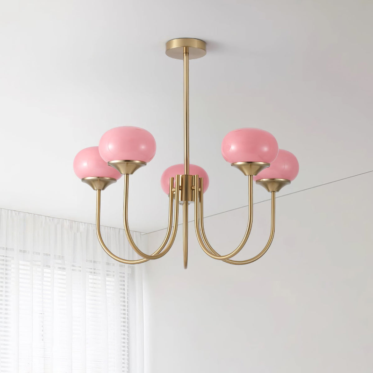 Modern Glass Globe Chandelier