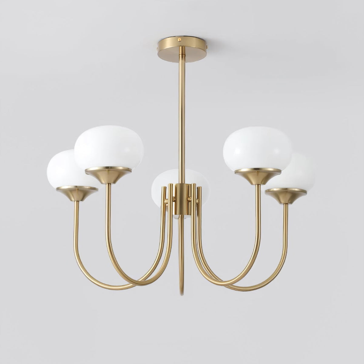 Modern Glass Globe Chandelier
