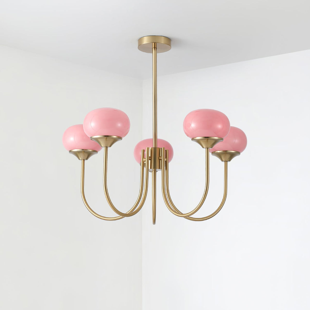 Modern Glass Globe Chandelier