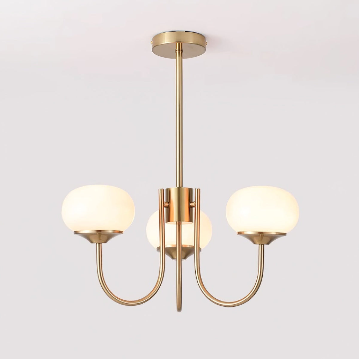 Modern Glass Globe Chandelier