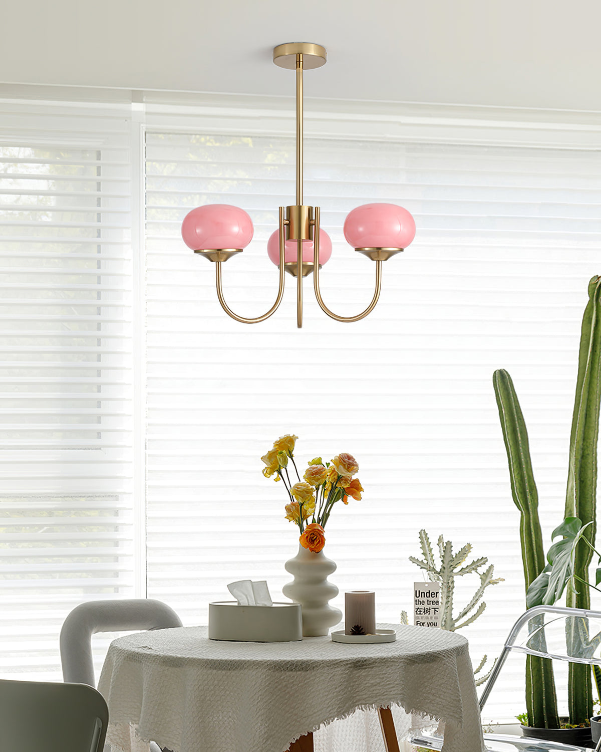 Modern Glass Globe Chandelier