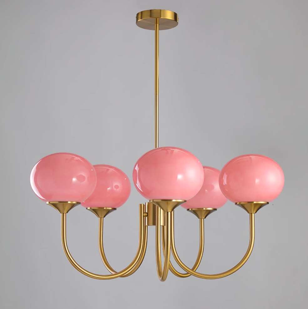 Modern Glass Globe Chandelier