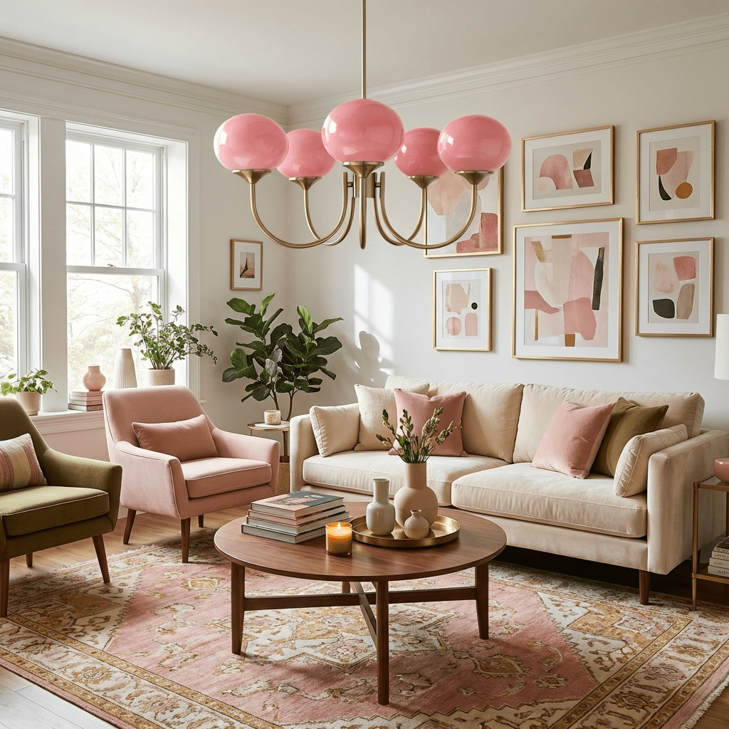 Modern Glass Globe Chandelier