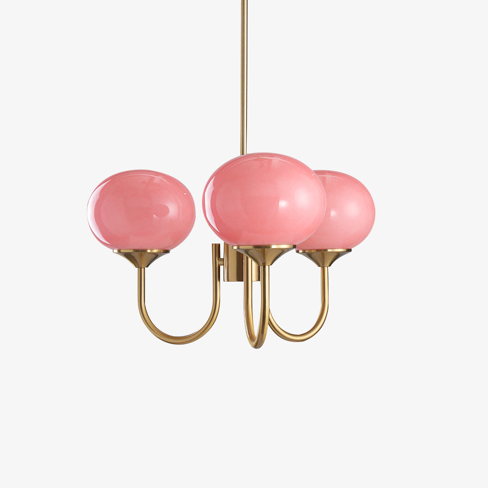 Modern Glass Globe Chandelier