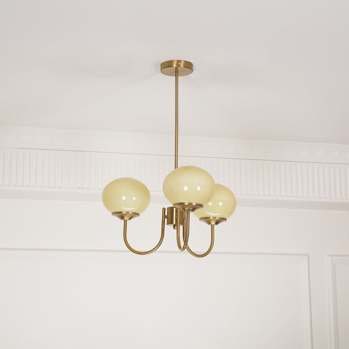 Modern Glass Globe Chandelier