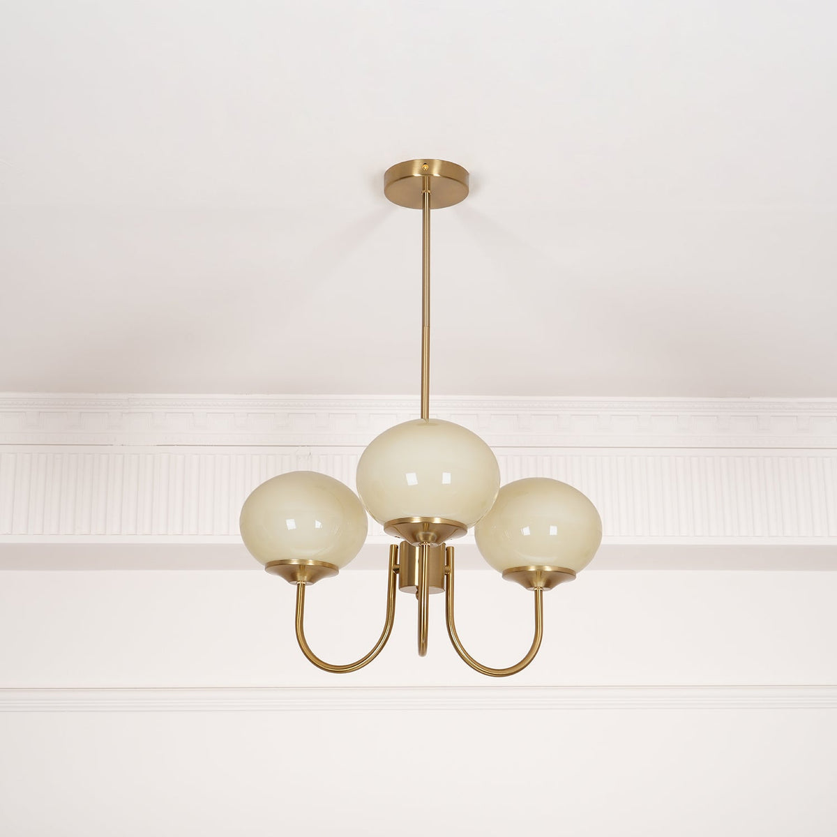Modern Glass Globe Chandelier