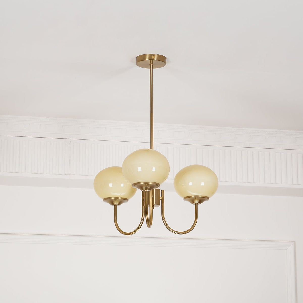 Modern Glass Globe Chandelier