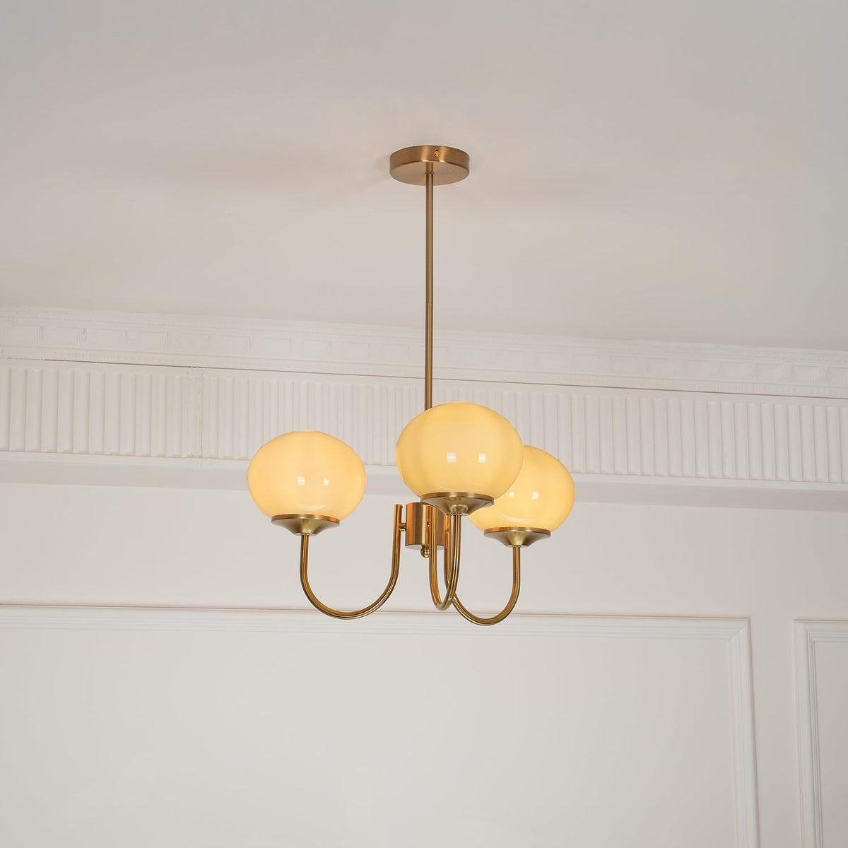 Modern Glass Globe Chandelier