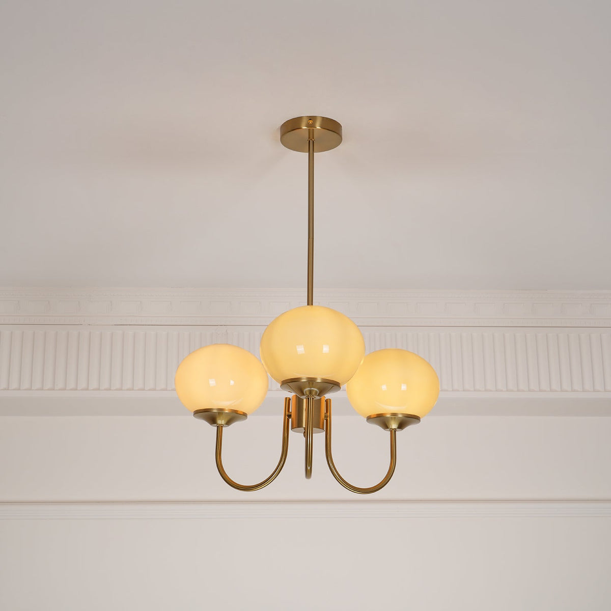Modern Glass Globe Chandelier