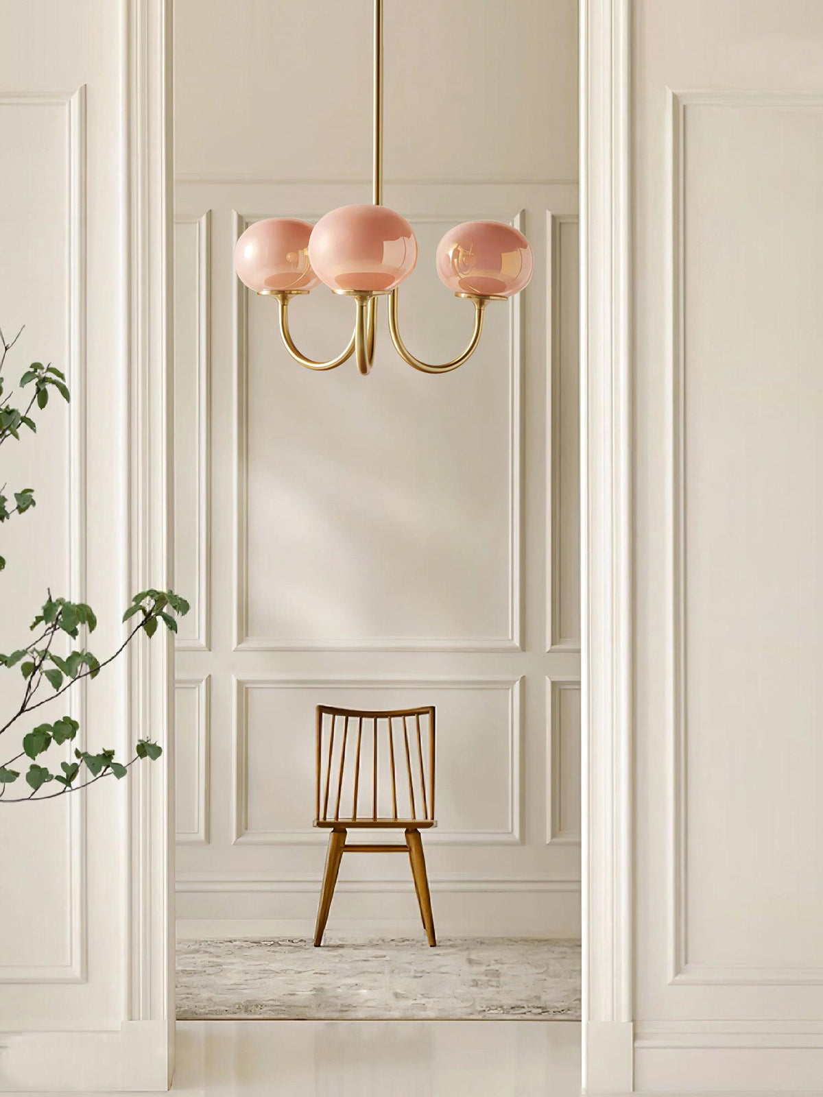 Modern Glass Globe Chandelier