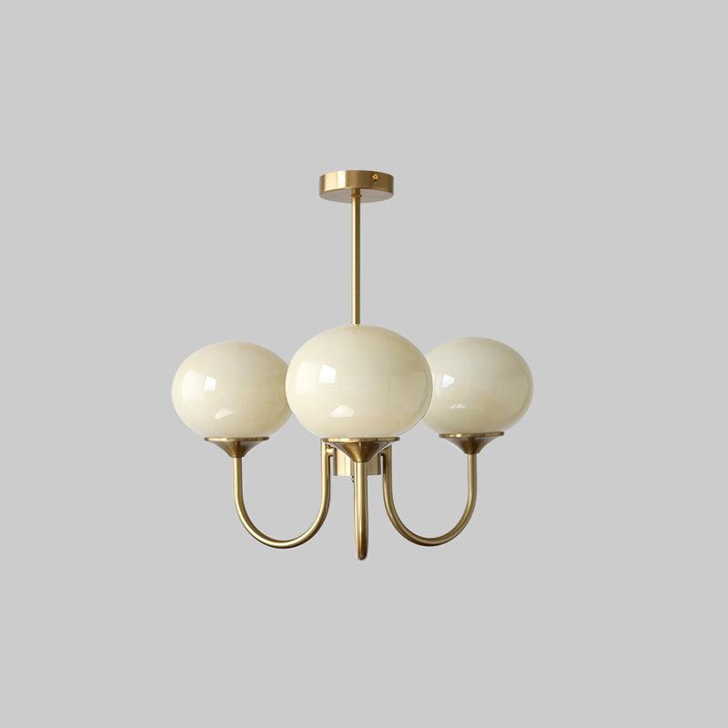 Modern Glass Globe Chandelier