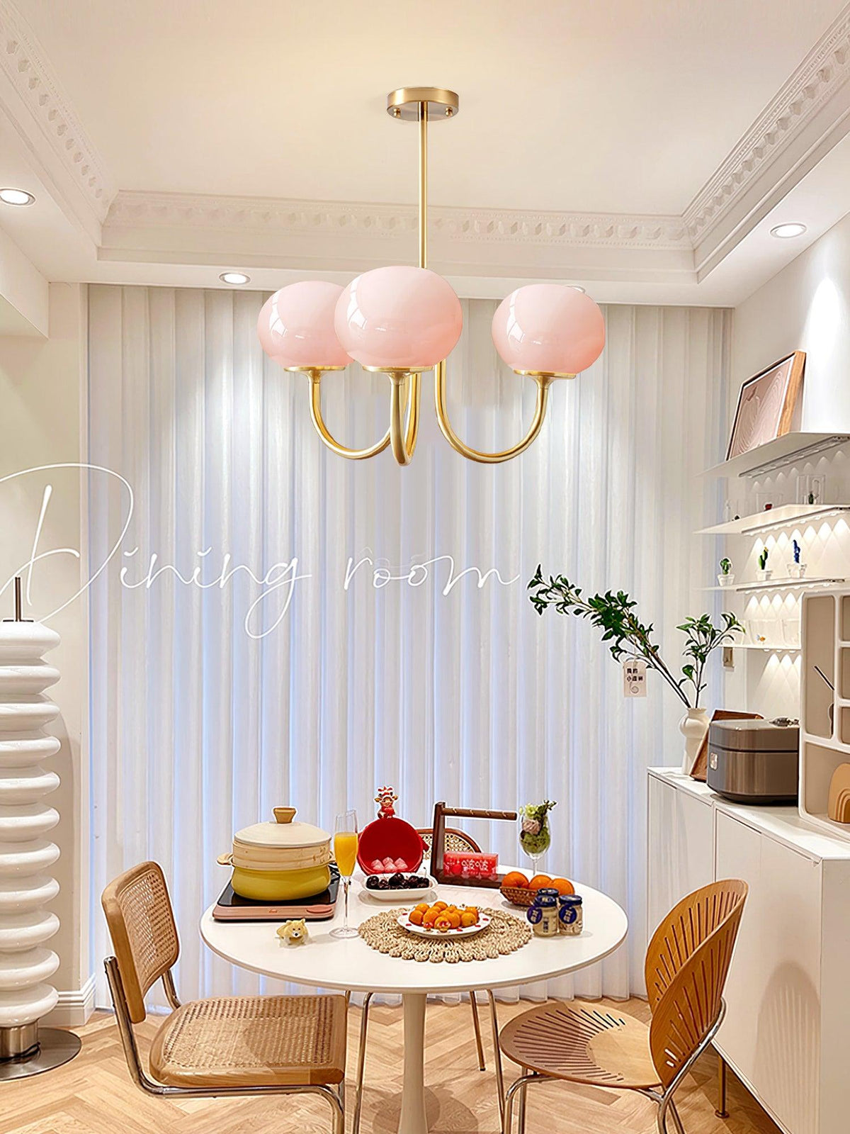 Modern Glass Globe Chandelier