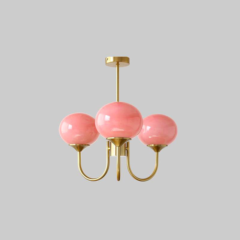 Modern Glass Globe Chandelier