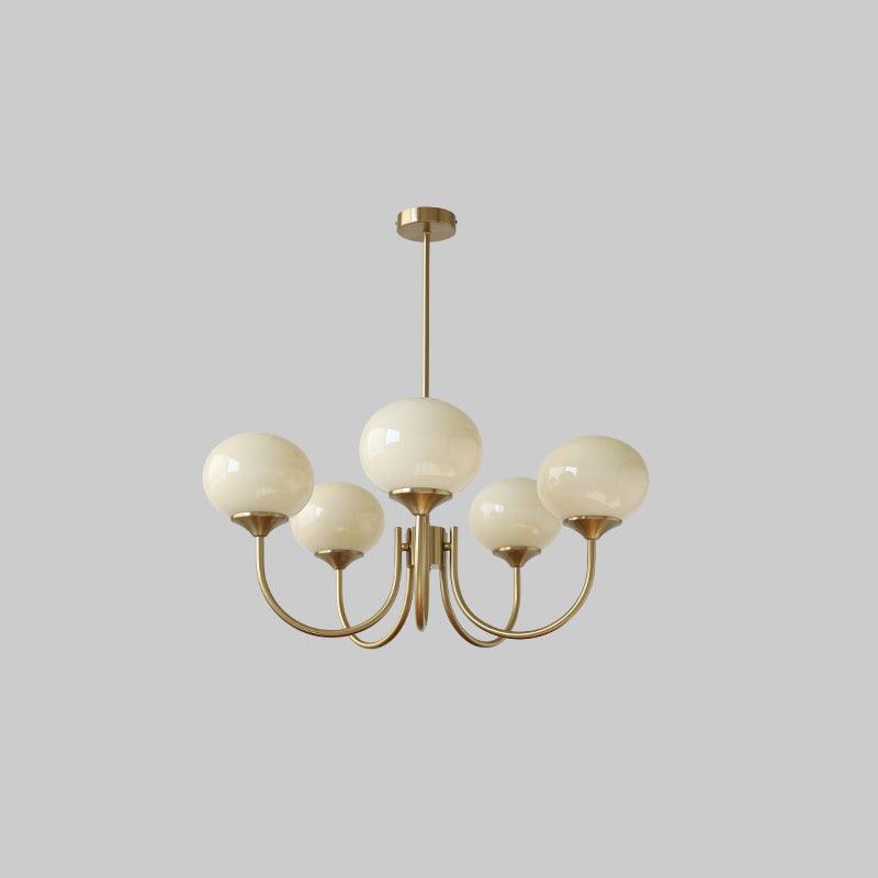 Modern Glass Globe Chandelier