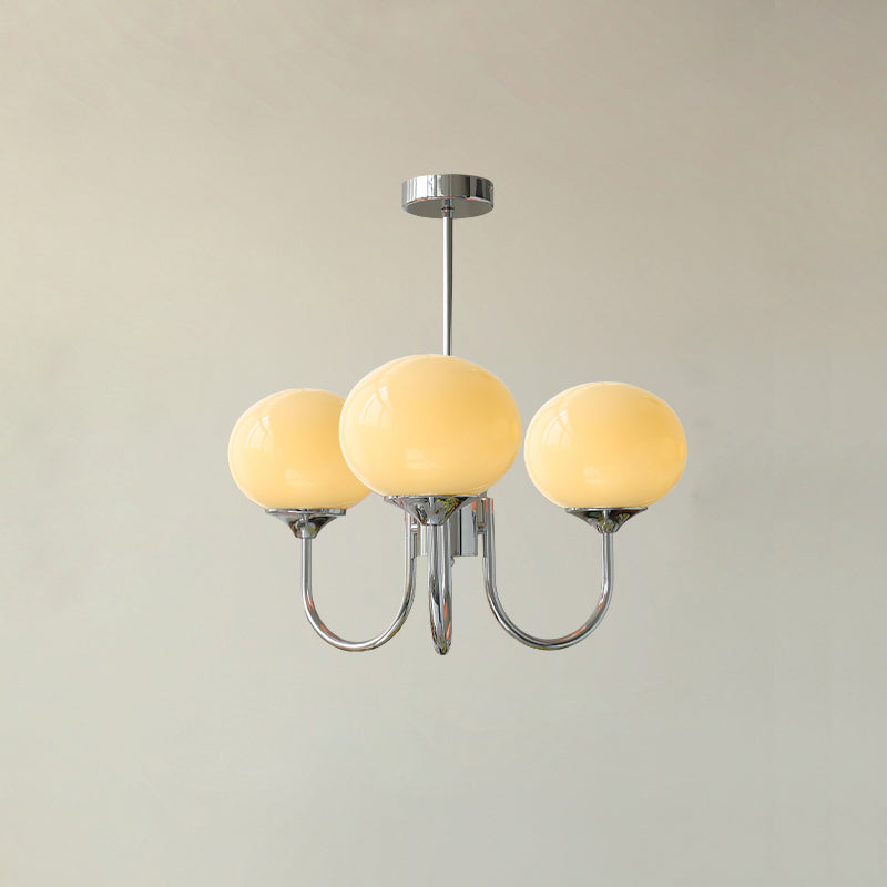 Modern Glass Globe Chandelier