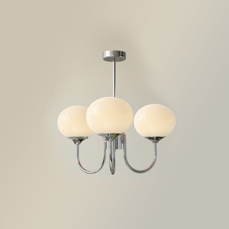 Modern Glass Globe Chandelier