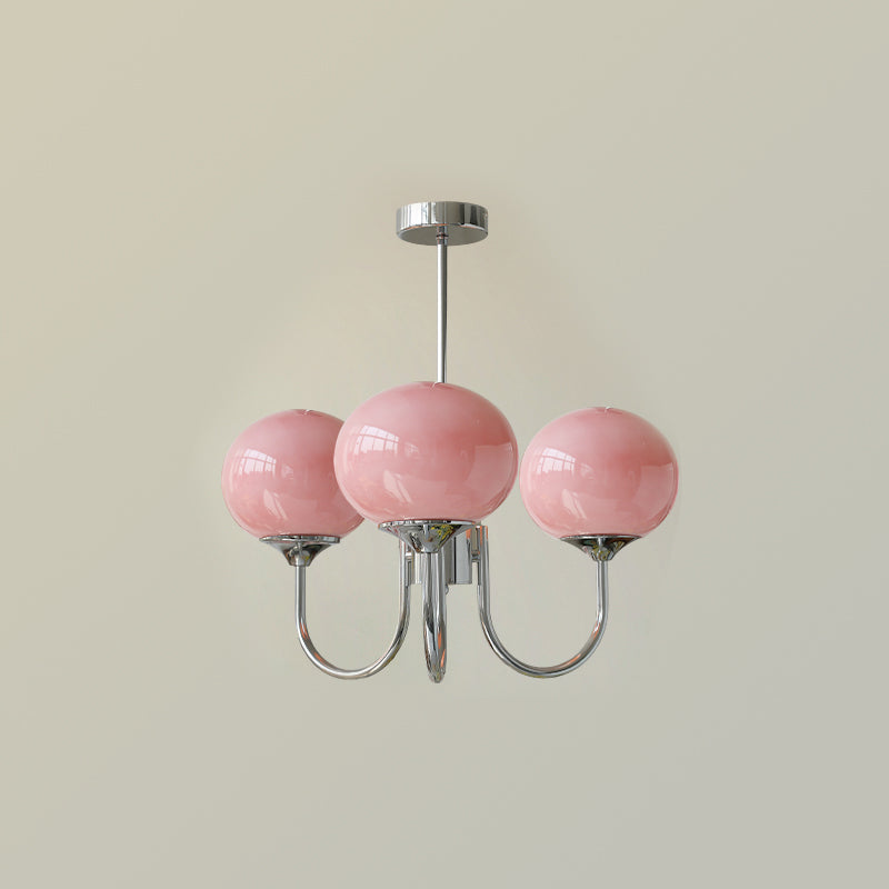 Modern Glass Globe Chandelier