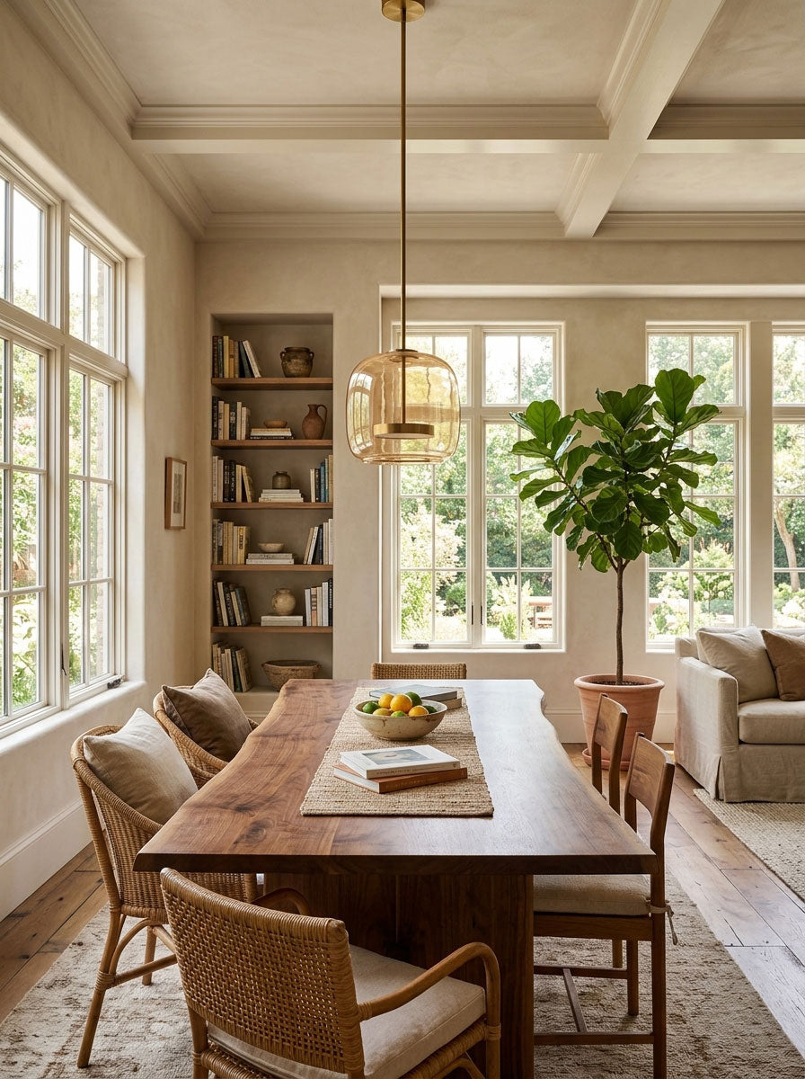 Positano Glass Dome Pendant Light