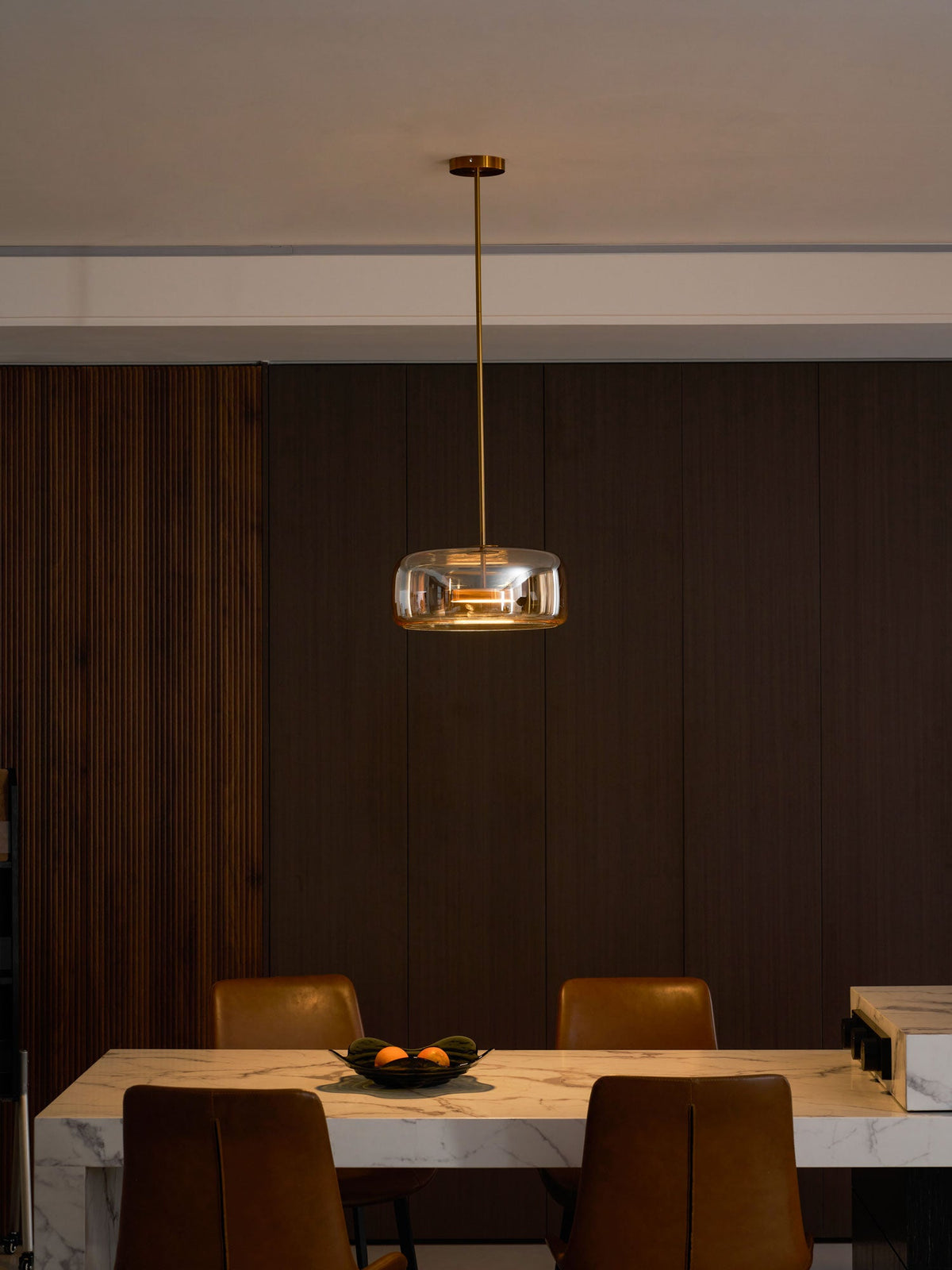 Positano Glass Dome Pendant Light
