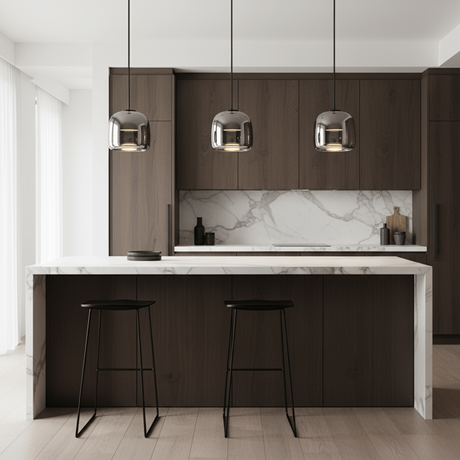 Positano Glass Dome Pendant Light