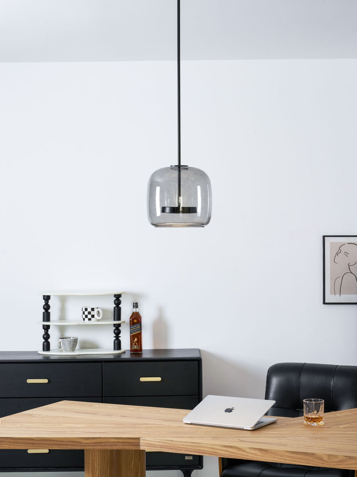 Positano Glass Dome Pendant Light