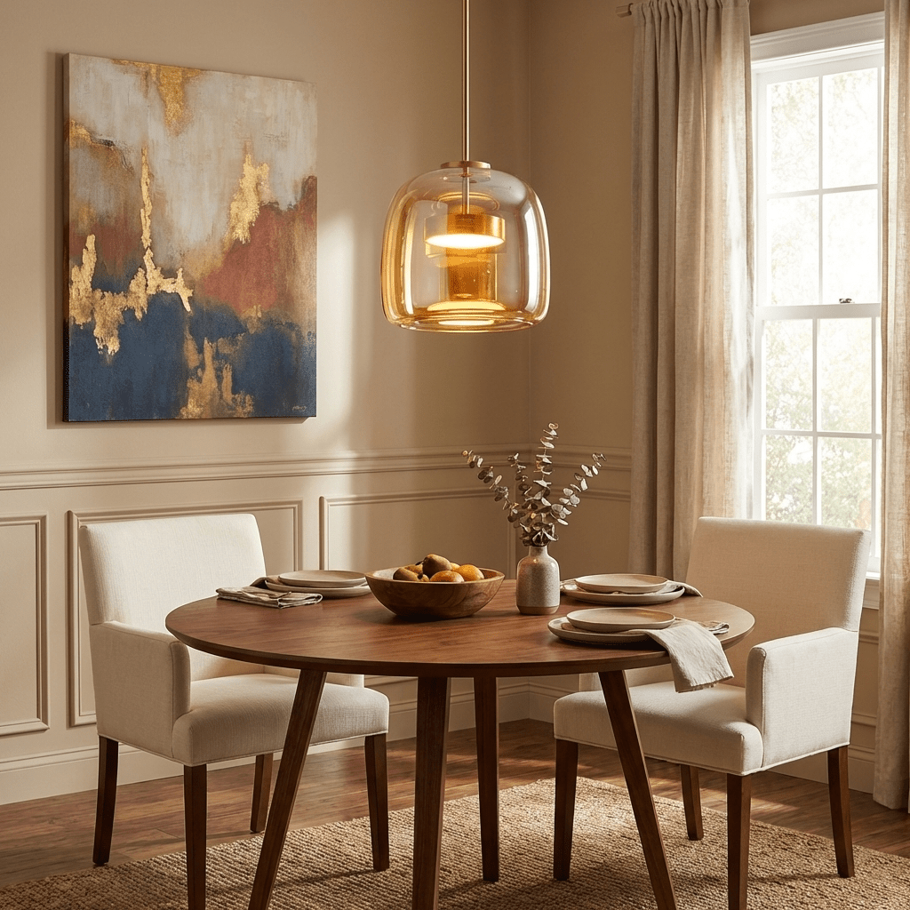 Positano Glass Dome Pendant Light