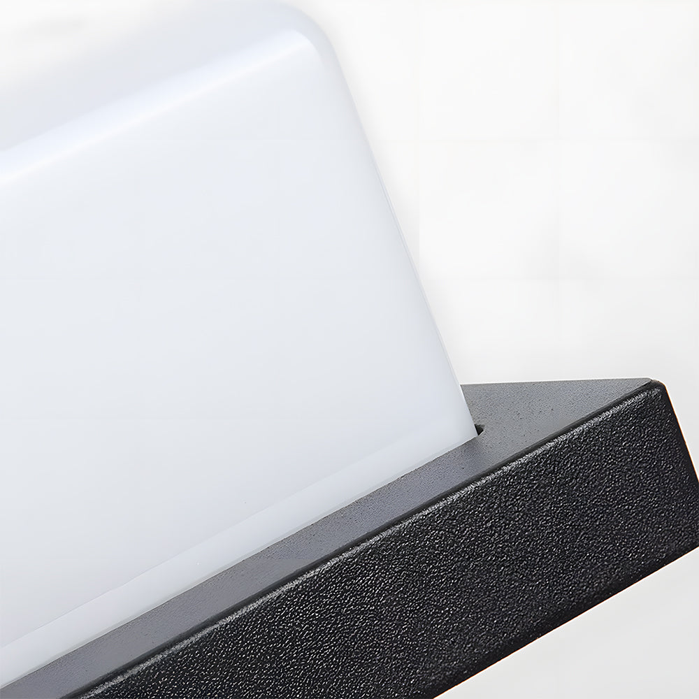 Liro | Modern Black Aluminium Outdoor Wall Light with IP65 Rating in Two Sizes for Garden and Patio