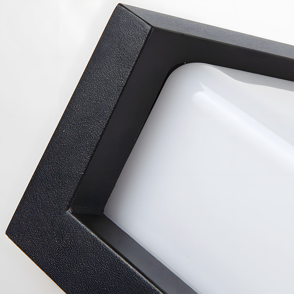 Liro | Modern Black Aluminium Outdoor Wall Light with IP65 Rating in Two Sizes for Garden and Patio