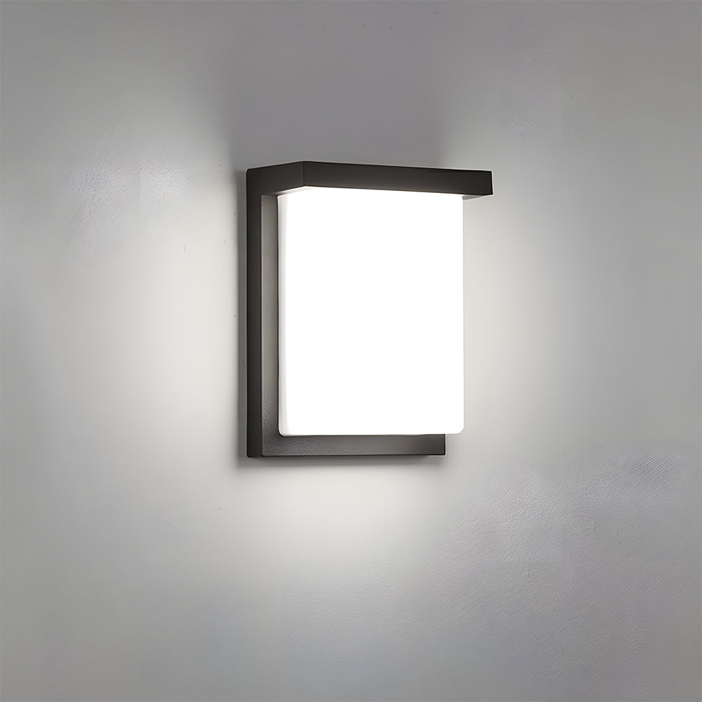 Liro | Modern Black Aluminium Outdoor Wall Light with IP65 Rating in Two Sizes for Garden and Patio