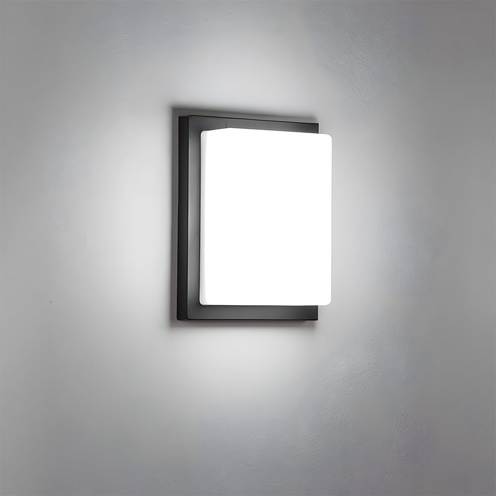 Liro | Modern Black Aluminium Outdoor Wall Light with IP65 Rating in Two Sizes for Garden and Patio