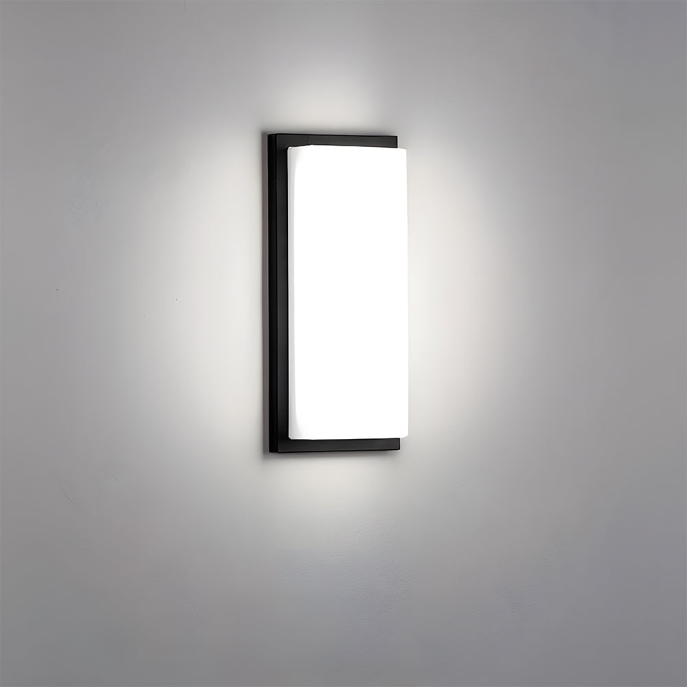 Liro | Modern Black Aluminium Outdoor Wall Light with IP65 Rating in Two Sizes for Garden and Patio