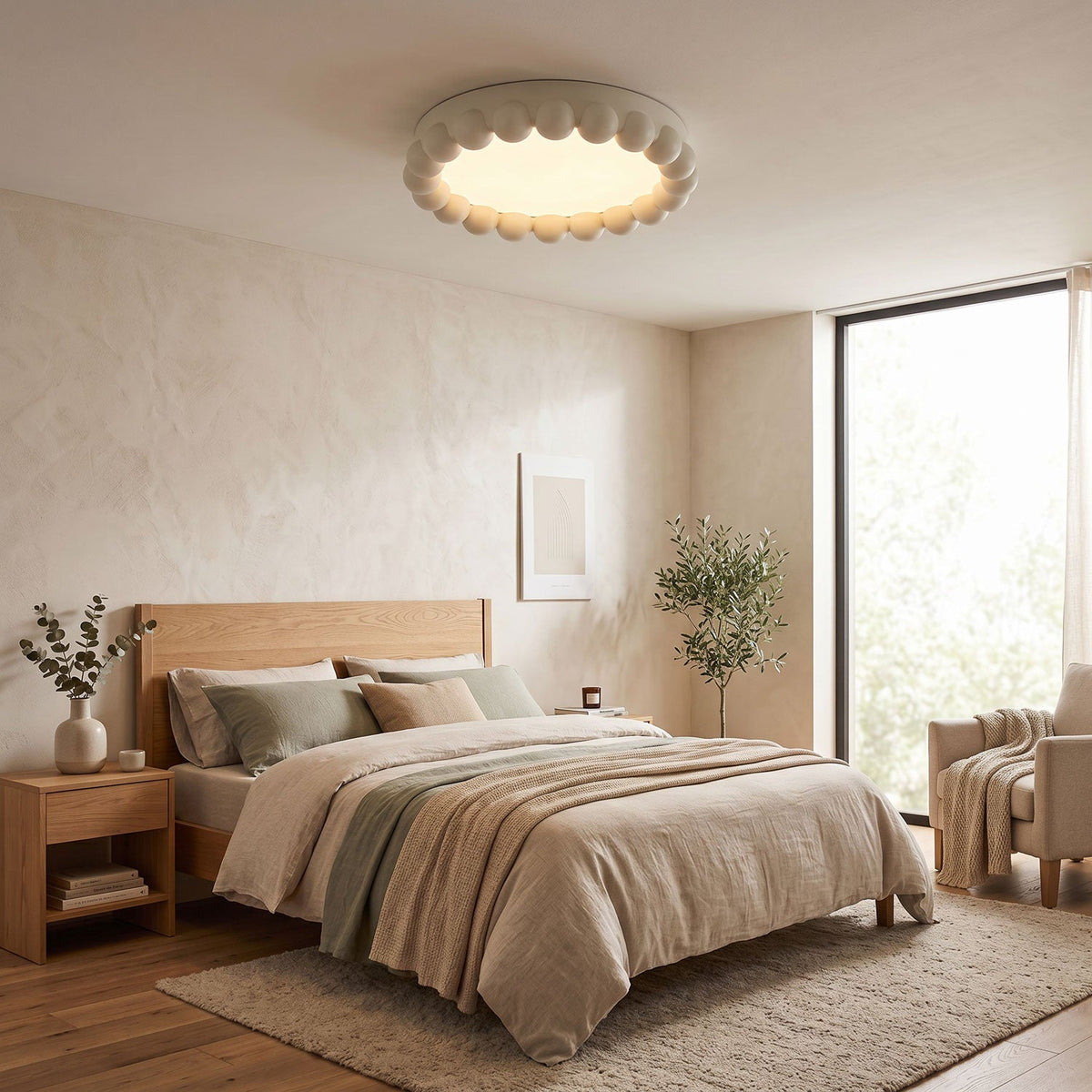 Brera Resin Flush Mount Ceiling Light