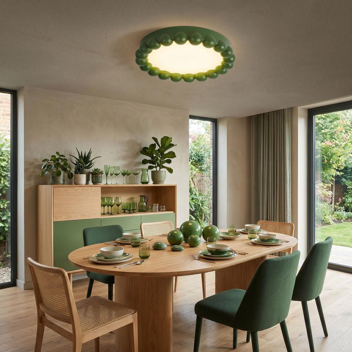 Brera Resin Flush Mount Ceiling Light