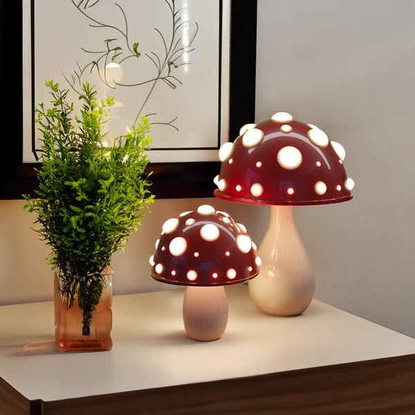 Napa Dotted Mushroom Table Lamp