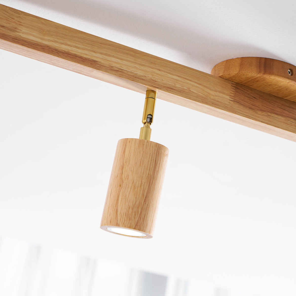 Telluride Natural Wood Spotlight Ceiling Light
