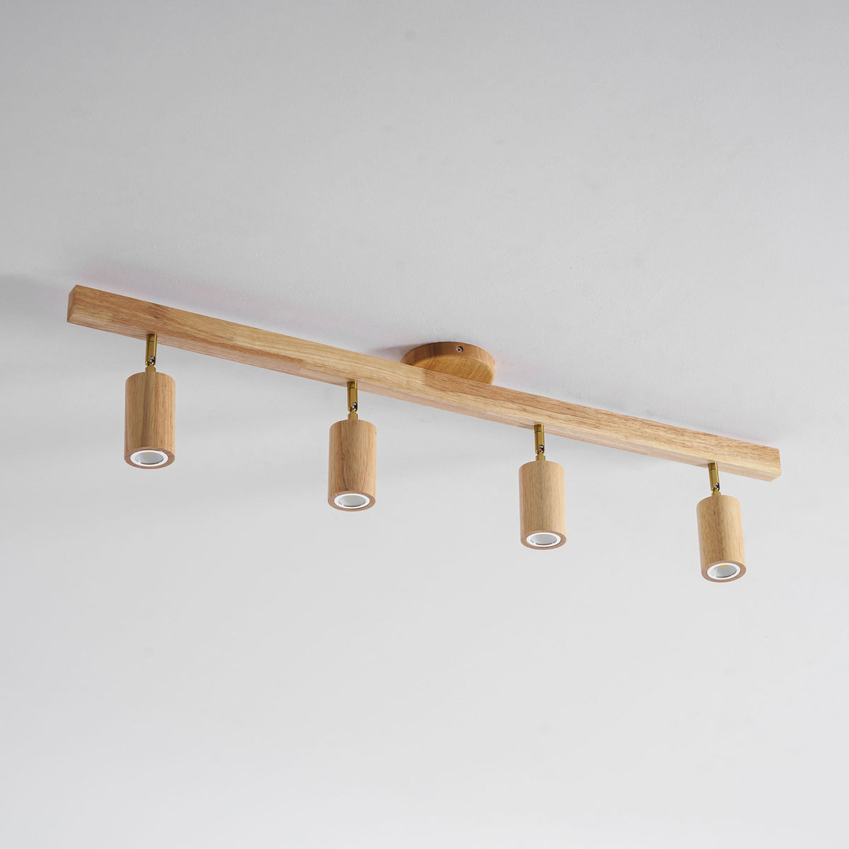 Telluride Natural Wood Spotlight Ceiling Light