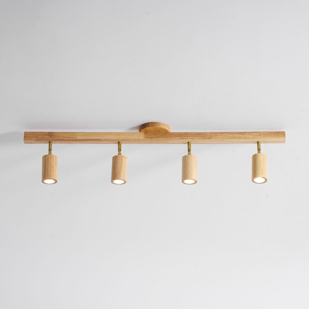 Telluride Natural Wood Spotlight Ceiling Light