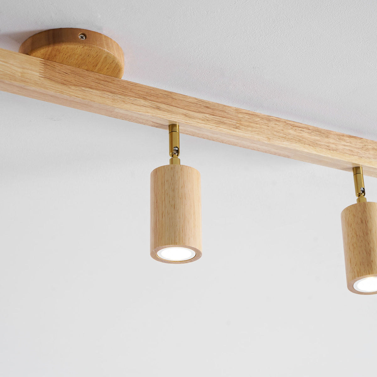 Telluride Natural Wood Spotlight Ceiling Light